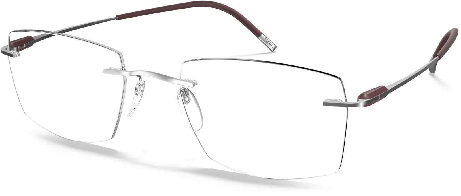 Silhouette Purist Color Groove Demo Rimless 5561 Eyeglasses - view 76